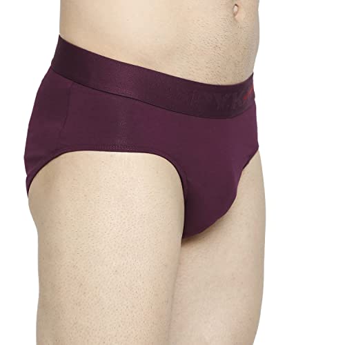 Image of Underjeans Men's Cotton Blend Regular Fit Printed Brief