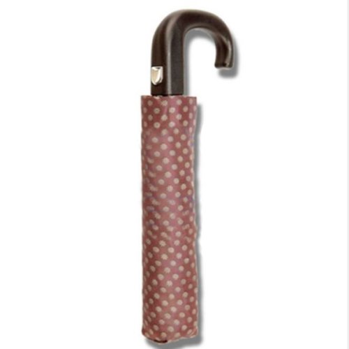 Gallotti paraguas lluvia Nailon Mini coche Hombre con mango curvado