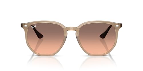 Ray-Ban RB4306F 678846 54MM Turtledove/Pink Grey Hexagonal Sunglasses for Men for Women