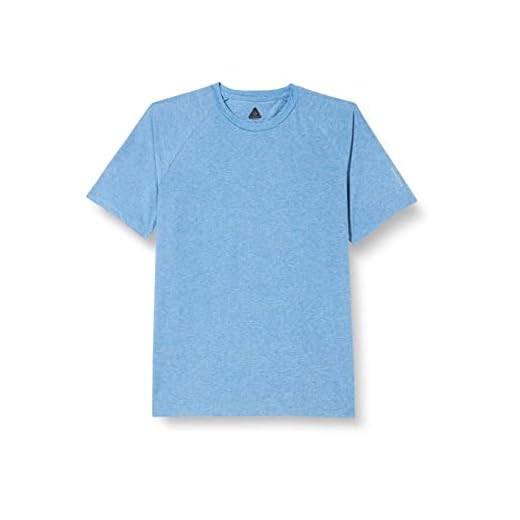 Springfield Camiseta de Manga Corta Lisa Outdoor, Azul Claro, S para Hombre