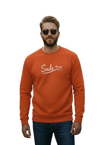 Image of Men Regular Fit Fleece ||Maroon||Round Neck Printed||Sweatshirt-JM3763