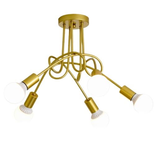 Suspension design en fer forgé luminaire d'art pour salle à manger