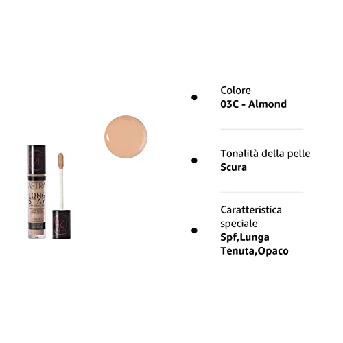 Astra Make-Up Correttore Fluido LONG STAY 03C