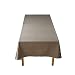 Produktbild Gcxzb Rechteckige Satin Material tischdecke, Hochwertig Küchentischabdeckung Fleckschutz Abwaschbar Tischtücher for Küche Tischdecke (Color : Brown, Size : 100 * 140cm)