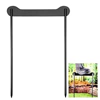 Shimeyao Metal Boot Scraper Outdoor 17 x 11 Inch Heavy Duty Shoe Scrubber Brush Cleaner for Mud, Dirt, and Snow Weather Outdoor Shoe Cleaning Tool