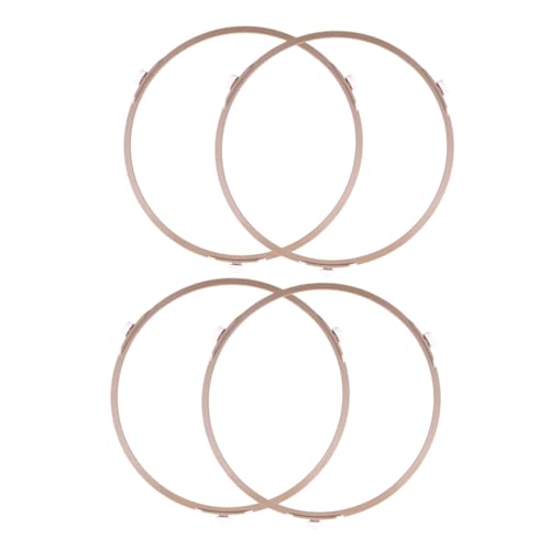 OUNONA Microwave Oven Turntable Ring 4pcs Plastic Spinner Rotation Holder for