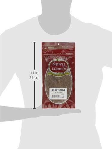 Spicy World Flax Seeds, 7 Ounce Pouch - Image 2