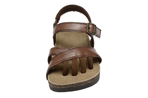 Wellrox Women's Santa Fee-Maddie Brown Casual Sandal 6