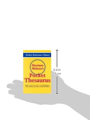 Merriam-Webster's Pocket Thesaurus, Newest Edition, (Flexi Paperback) (Pocket Reference Library) #TOP6
