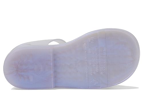 mini melissa Girl's Mini Mar Sandal + Barbie (Toddler/Little Kid) Pearly Blue 5 Toddler M3
