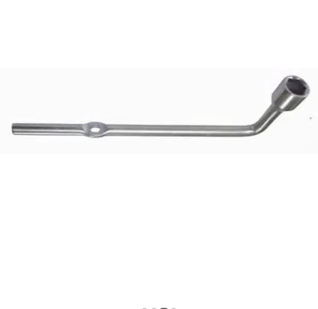 Heavy Duty 21mm L-Type Wheel Spanner (with Hole) – Durable Car Wheel Nut Wrench for Tyre Removal & Replacement – Suitable for Bolero, Bolero Pikup, Scorpio, Innova, Cysta, Xylo, etc.-picture-17