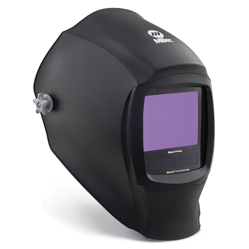 Miller Digital Infinity™ Black, ClearLight 4X - Auto Darkening Welding Helmet for Men with Light State and 4 Arc Sensors - Welding Mask with 13.4 sq. in. Viewing Area - Lightweight Welding Hood - Thumbnail 2