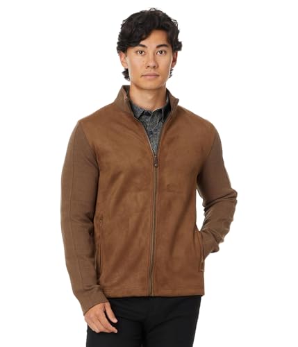 Johnston & Murphy Men's Suede Full Zip