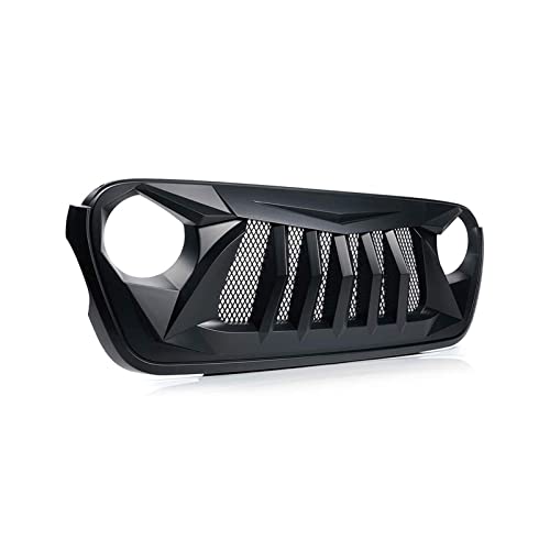 Parrilla delantera para Jeep Wrangler JL 2018-2021 y rejilla Gladiator JT 3