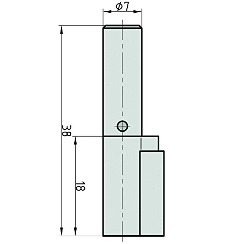 BASI® Schlüssellochsperrer/Steckschloss SS12 für Buntbartschlösser (Zimmertüren) Zylinder Ø 7 mm