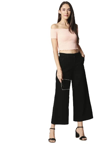 Image of HIGH Star Women Black Relaxed Fit Jeans