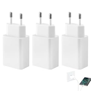 Menibeuty 3Stück 5V 2A Ladegerät USB Netzstecker, 10W Ladegerät USB Netzteil Stecker Adapter, für Tablet, Smartphones, E-Reader, Smart Watch
