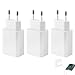 Menibeuty 3Stück 5V 2A Ladegerät USB Netzstecker, 10W Ladegerät USB Netzteil Stecker Adapter, für Tablet, Smartphones,E-Reader,Smart Watch