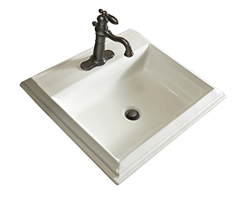 Mansfield Plumbing Brentwood Self-Rimming Bathroom Sink - Single Faucet Hole by Mansfield - Used condition - Image 2