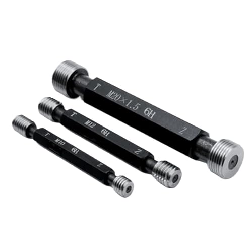1pcs 6H M1-M6.5 Steel Mer-cury Gage Metric Fine Thread Plug Gauge Wholesale M0.8 .9M1 M1. M2 .5M3M4 M5M6 M6(M1.7X0.35-6H) miniatura 6