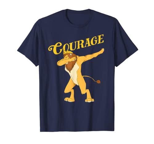 Camiseta Cowardly Lion Dab - The Wizard Of Oz - Courage Camiseta
