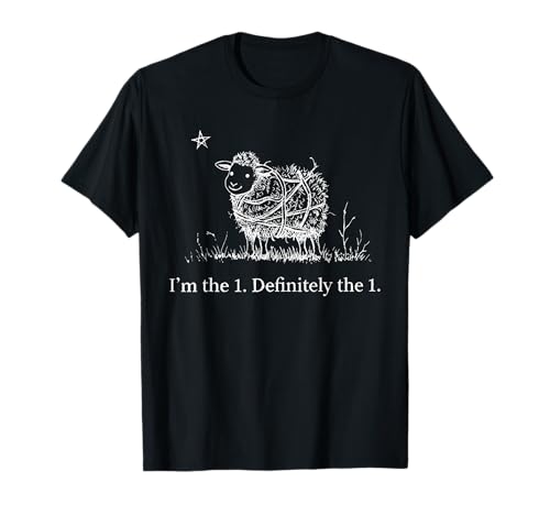 I'm The 1 Definitely The 1 Funny Gothic Sheep Occult T-Shirt