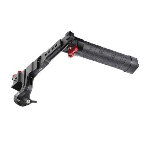 Poignée de caméra multiport en aluminium pliable pour éliminer les flous de bougé