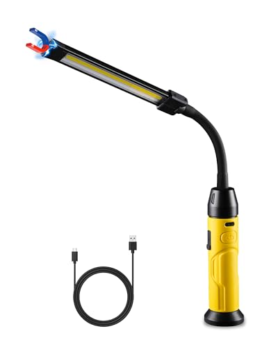 Magnetic-LED-Work-Light-Rechargeable1000LM-Flexible-Gooseneck-Flashlight Magnetic LED Work Light Rechargeable,1000LM Flexible Gooseneck Flashlight - Image 1