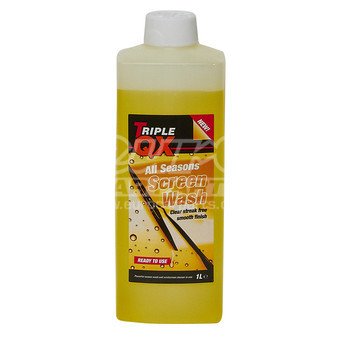 Triple QX Ready Mixed Screenwash 1L Winter Screen Wash Pre-Mixed 1 Litre