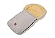 Kaiser 6534197 Babyschalen Fußsack Emma, denim light grey, grau