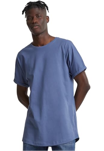 Urban Classics TB1561 – Camiseta de Corte Largo y con Bajos doblados para Hombre, S
