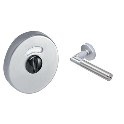 Poignée de porte à code électronique Vachette en chrome avec rosaces de haute qualité