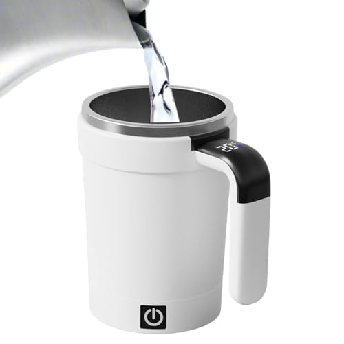da caffè auto-agitata - Bicchiere da miscelazione e frullato 380 ml, da caffè con agitazione magnetica automatica - per latte cacao regalo viaggio casa ufficio
