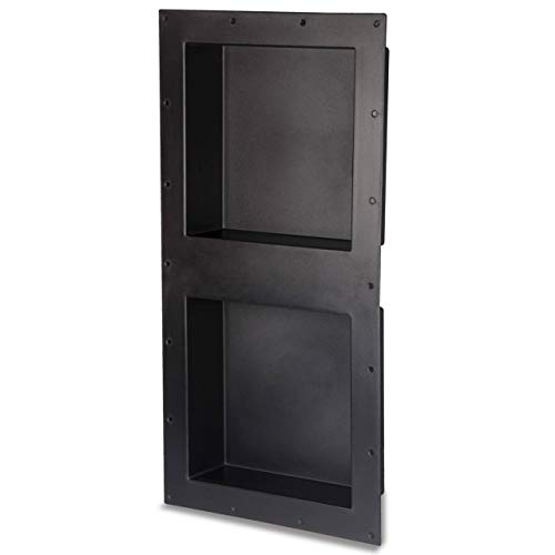 Authentic Crazy Deals Uni-Green Shower Niche Ready for Tile Flapped Over Designed Shower Shelf Insert 16X32 (UGRN1632)
