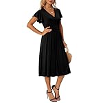 GRECERELLE-Spring-Summer-Dress-for-Women-Casual-Ruffle-ShortLong-Sleeve-Dresses-Wrap-V-Neck-Dress