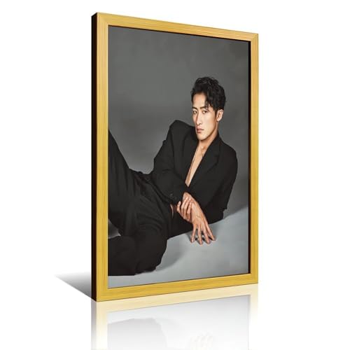 { Pj|X^[ KXA[ou }bg̃|X^[ t[A͂ȃR[i[̎ʐ^t[AM[̕ǂ̊zS[h A~jEʐ^t[ Wooden Frame-style 24x36inch(60x90cm)