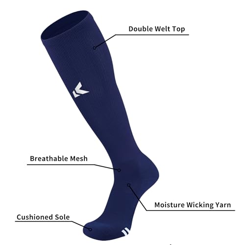 Elite Baseball & Softball Socks (3 Pairs) for Youth & Adult2