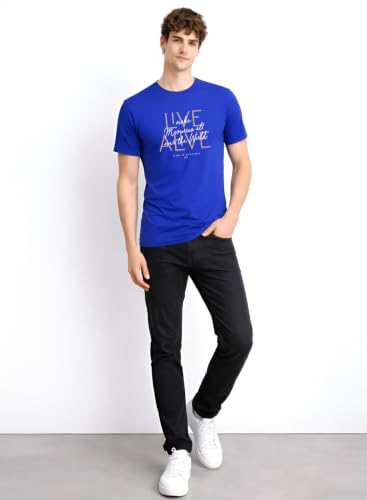 Image of ADRO Printed Tshirt for Men | Cotton Printed T-Shirt | Regular Fit Casual Mens T-Shirts | Premium Summer Tshirts