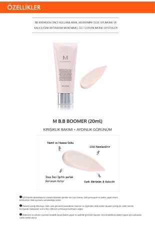 MISSHA Işıltılı ve Aydınlık Görünüm Sağlayan Makyaj Bazı M B.B Boomer 20ml