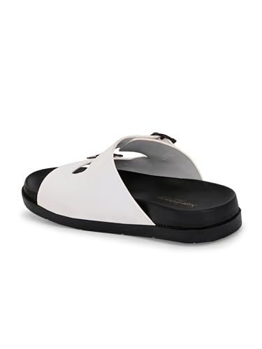 Image of San Frissco Men's Sandals with Open Toe Strap Slip On Chappal | Perfect Fit for Summer and Rainy Season Easy to Walk Slipper for Festive Occasion | Stylish Lightweight Trendy Floaters