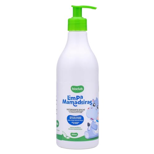 Detergente para Mamadeira Chupeta e Utensílios de Bebê - Sem Perfume, Hipoalergênico, Remove Gordura e Resíduos...
