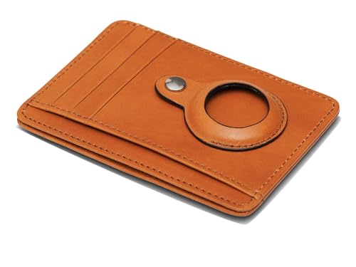 Bosca Old Leather-Airtag Seven-Pocket ID Card Case, Saddle, One Size4