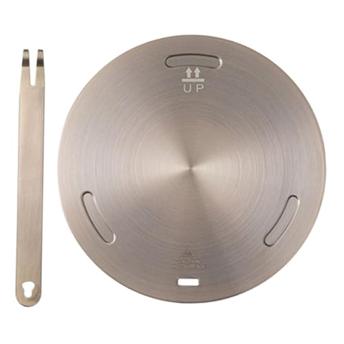 TOYZFRIENDY Placa Adaptadora de Inducción de Acero Inoxidable Difusor de Calor para Cocina de Gas y Eléctrica Placa de Transferencia Térmica Resistente y Mejorada Rosa Dorado