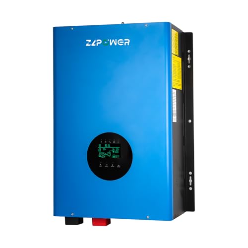 Image of ZLPOWER 10000W Solar Hybrid Inverter, 48V DC to 110/240V (Settable) AC Low Frequency Split Phase Pure Sine Wave Inverter, UL1741 Built-in 2 MPPT Solar Charger Controller Off-Grid for Home
