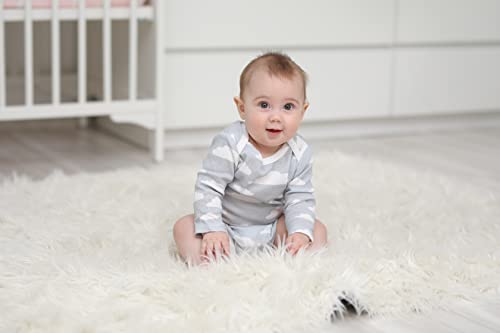 Image of BaeBae Goods Long Sleeve Cotton Baby Bodysuits One Piece For Boys Girls 12 Pack (0-3 Months)