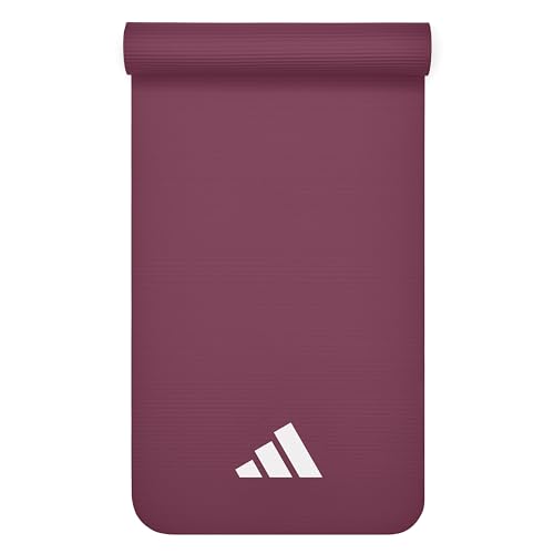 adidas 7mm Fitness Mat — Maroon