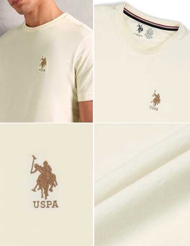 Image of U.S. Polo ASSN. Mens Crew Neck Embroidered Logo I633 Lounge T-Shirt - Pack of 1