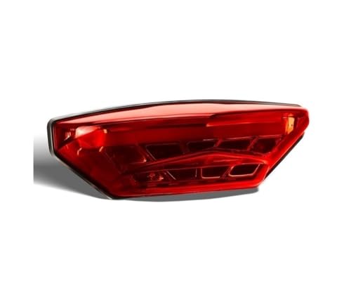 Feu stop moto LED universel 3 fils haute visibilité avec éclairage de plaque