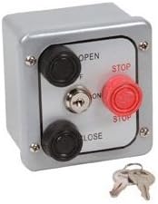 Commercial Garage Door Opener Exit 3-Button Control Station 3BXL-104 Lockout Control Station