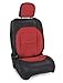 PRP Seats B040-05 Front Seat Covers for Jeep Wrangler JLU, 4 door; Jeep Gladiator JT; Rubicon (Pair) - Black and red